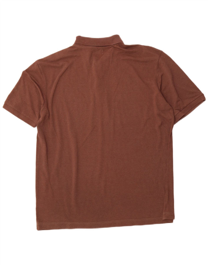 KAPPA Herren Poloshirt 2XL Braun Baumwolle