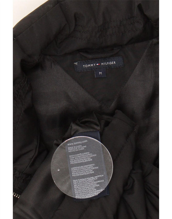 TOMMY HILFIGER Womens Padded Gilet UK 12 Medium Black Polyester Vintage Tommy Hilfiger and Second-Hand Tommy Hilfiger from Messina Hembry 