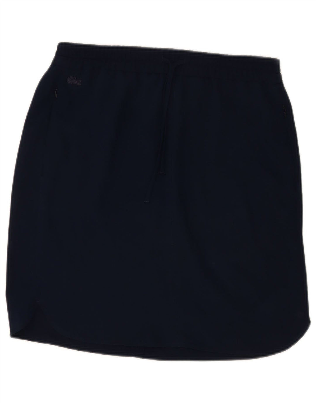 Lacoste Damen Minirock EU 38 Mittel Marineblau Polyester