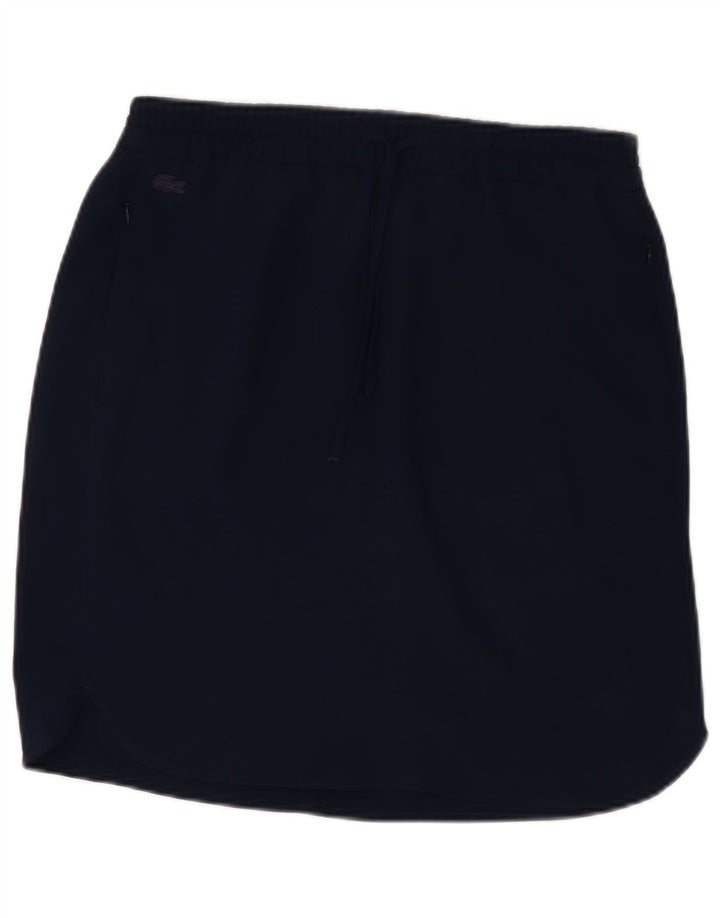 Lacoste Damen Minirock EU 38 Mittel Marineblau Polyester