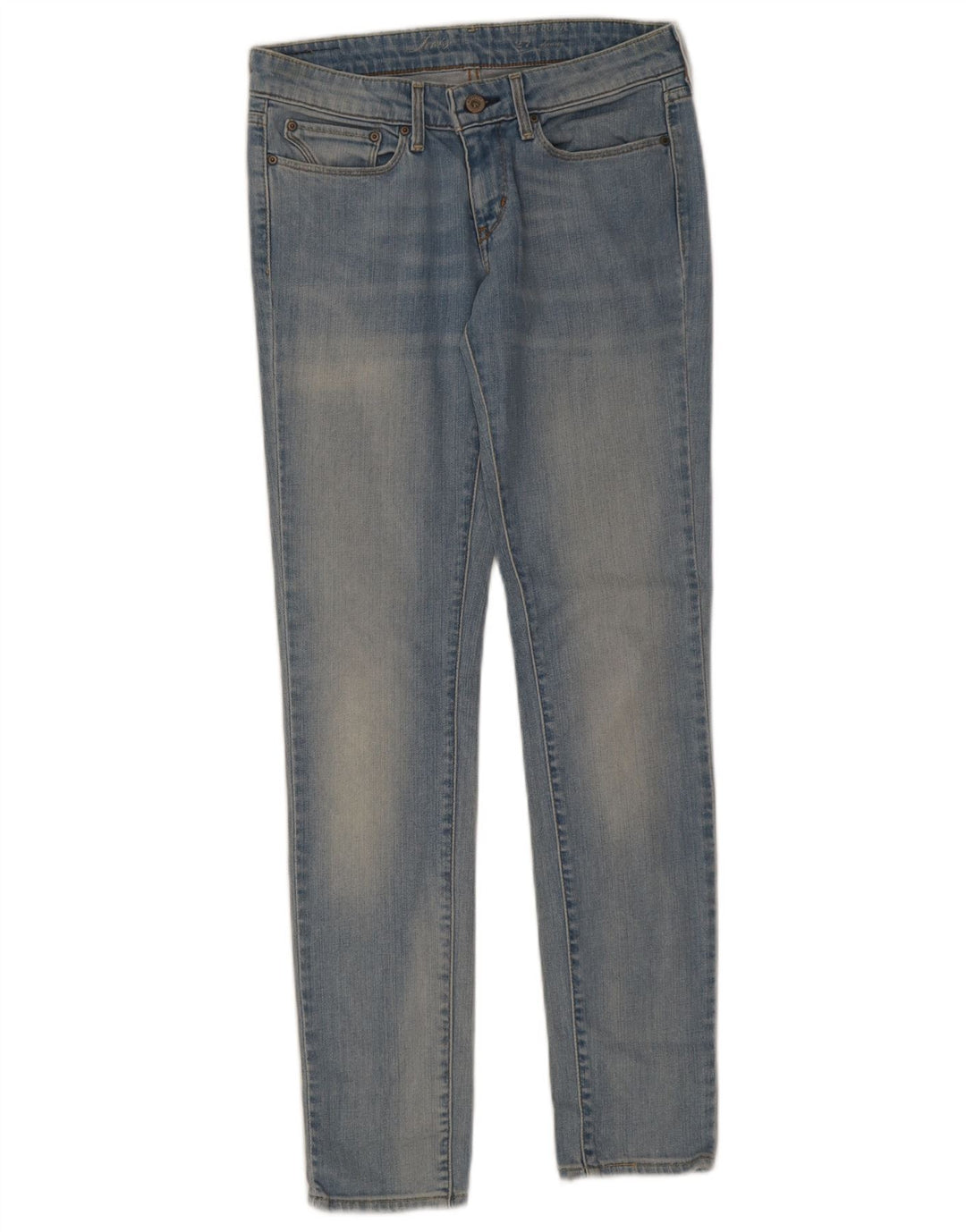 Levi's Damen Skinny Jeans W27 L32 Blaue Baumwolle