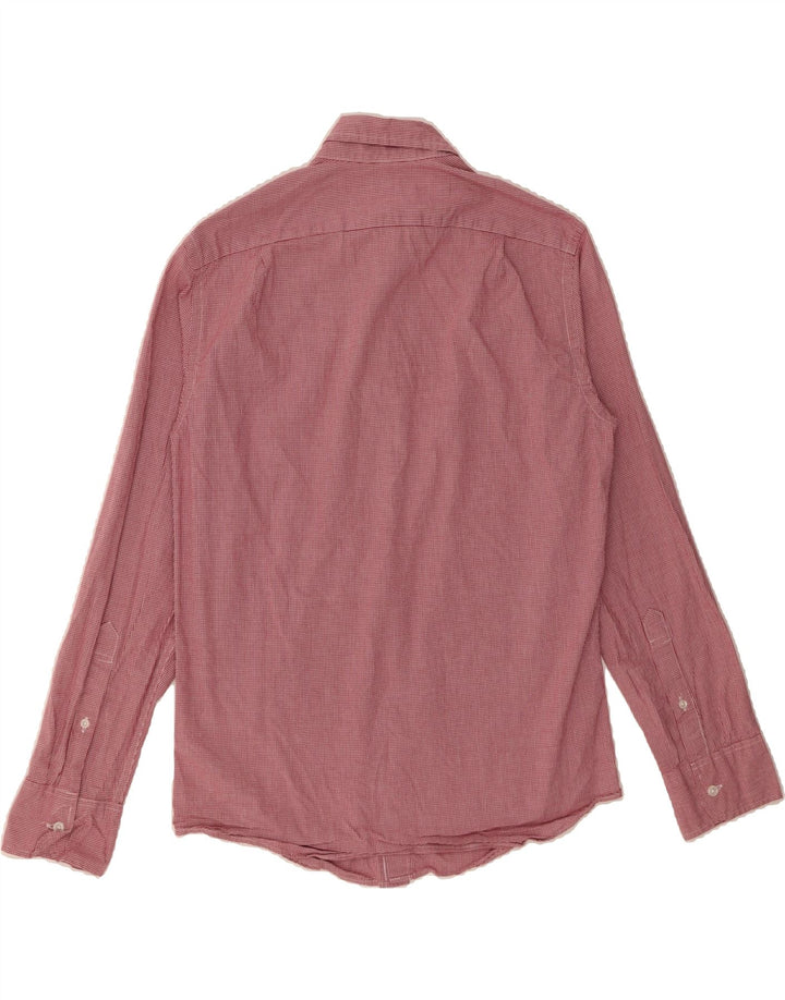 J. CREW Mens Shirt Small Red Gingham Cotton Vintage J. Crew and Second-Hand J. Crew from Messina Hembry 