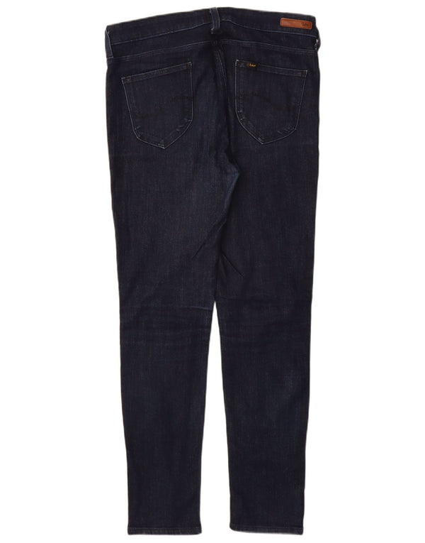 Lee Damen Scarlett Skinny Jeans W32 L31 Marineblaue Baumwolle