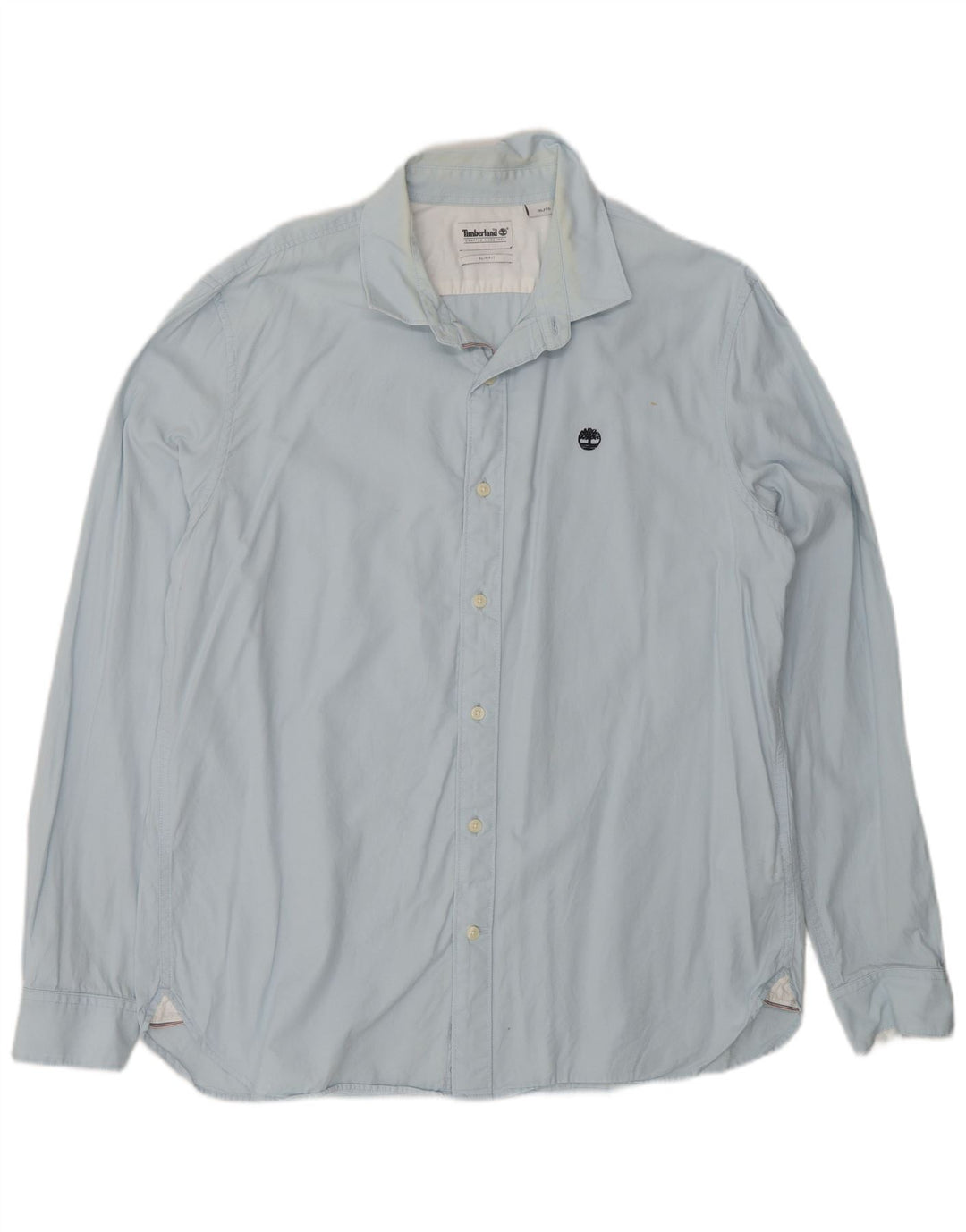 Timberland Herren Slim Fit Hemd XL Blau Baumwolle