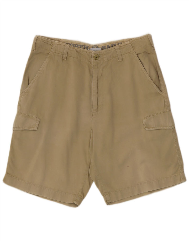 North Sails Herren Cargoshorts IT 48 Medium W32 Beige Baumwolle
