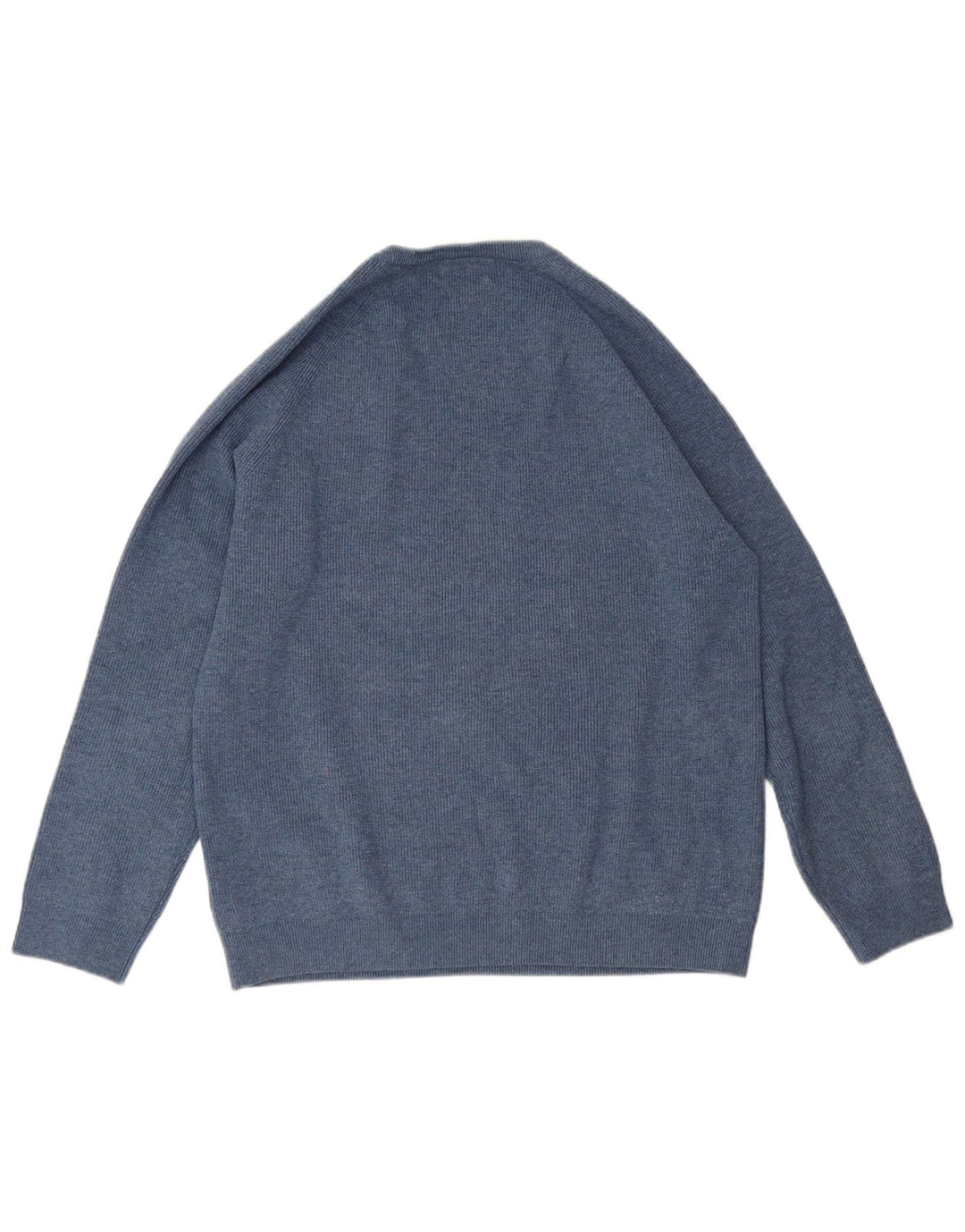 Marks & Spencer Herren-Pullover mit Rundhalsausschnitt, XL, Blau, Polyester