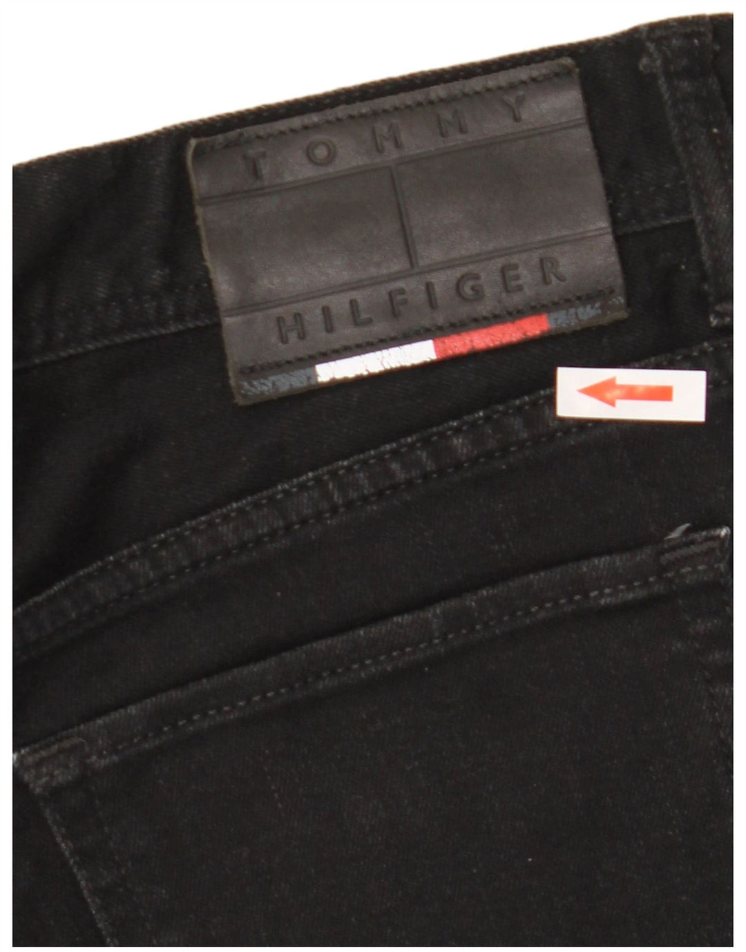 Tommy Hilfiger Herren Bleecker Slim Jeans W32 L30 Schwarz Baumwolle