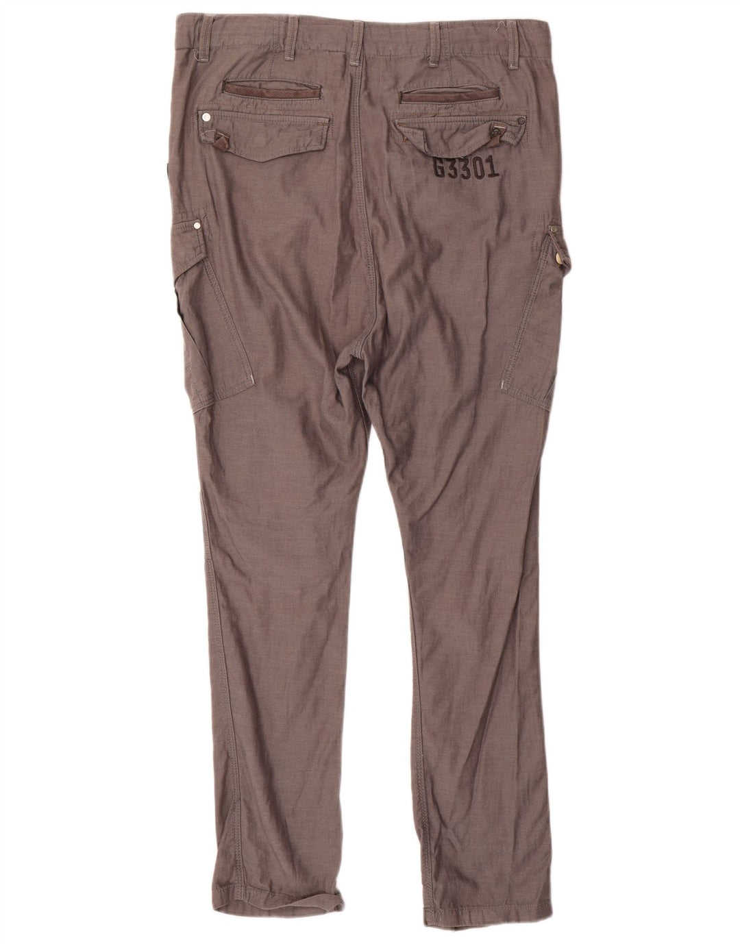 G-Star Herren Slim Cargohose W29 L32 Graue Baumwolle