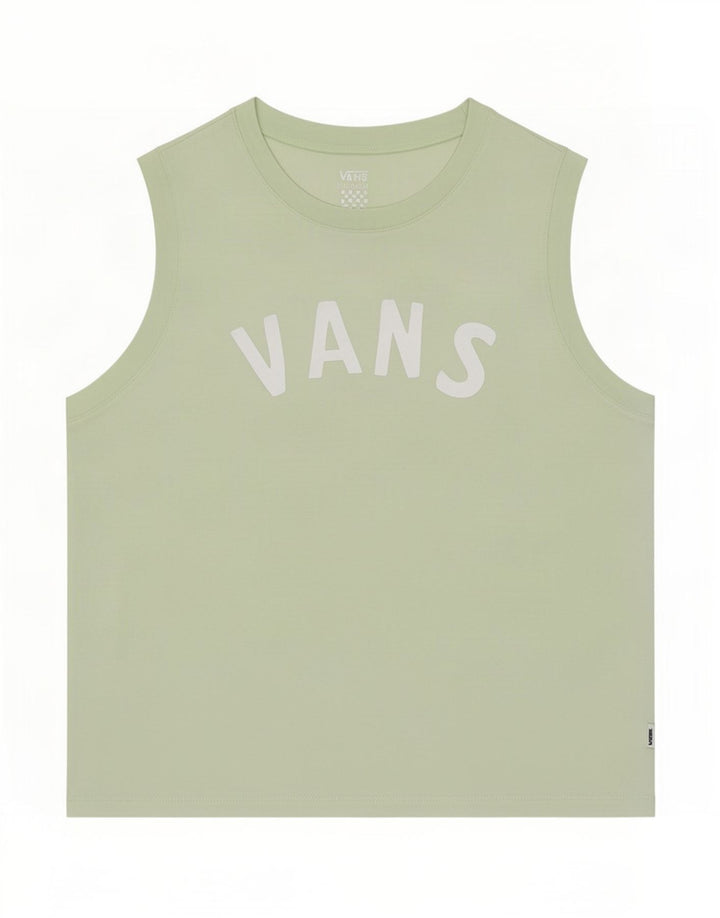 Vans Damen Graphic Vest Top UK 12 Mittelgrün