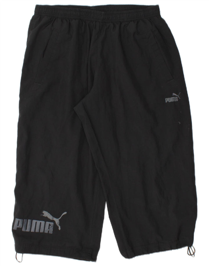 PUMA Herren Graphic Capri-Trainingshose, Größe L, Schwarz