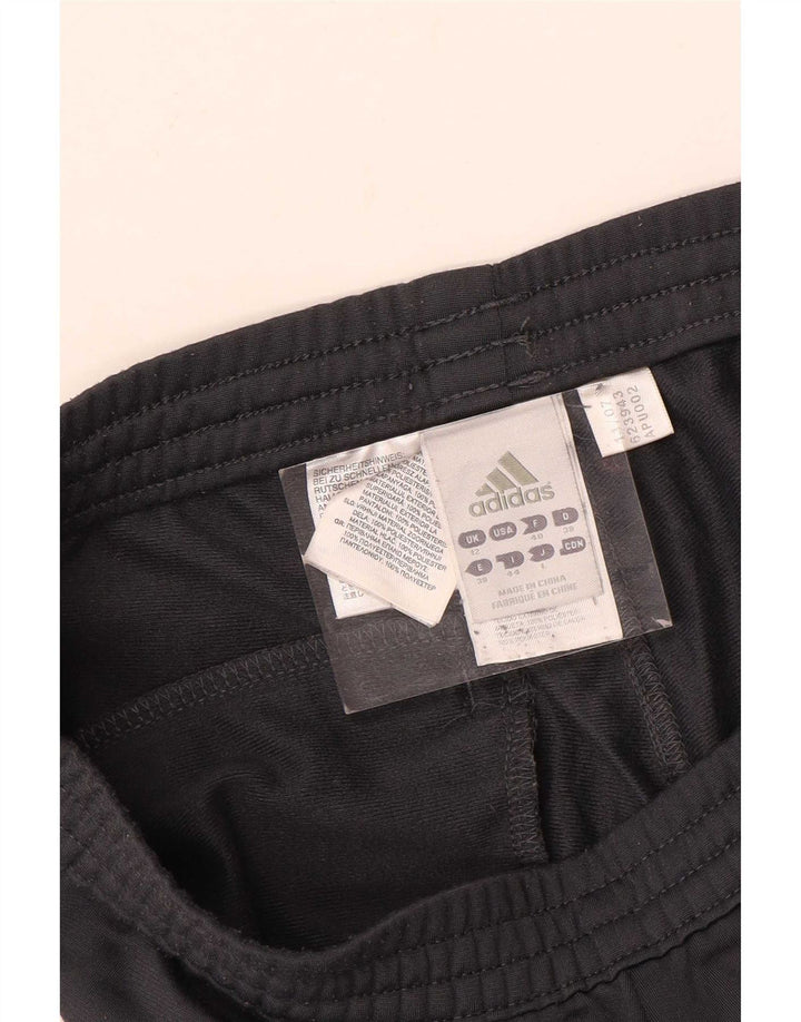 Adidas Damen Trainingshose UK 12 Medium Schwarz Polyester