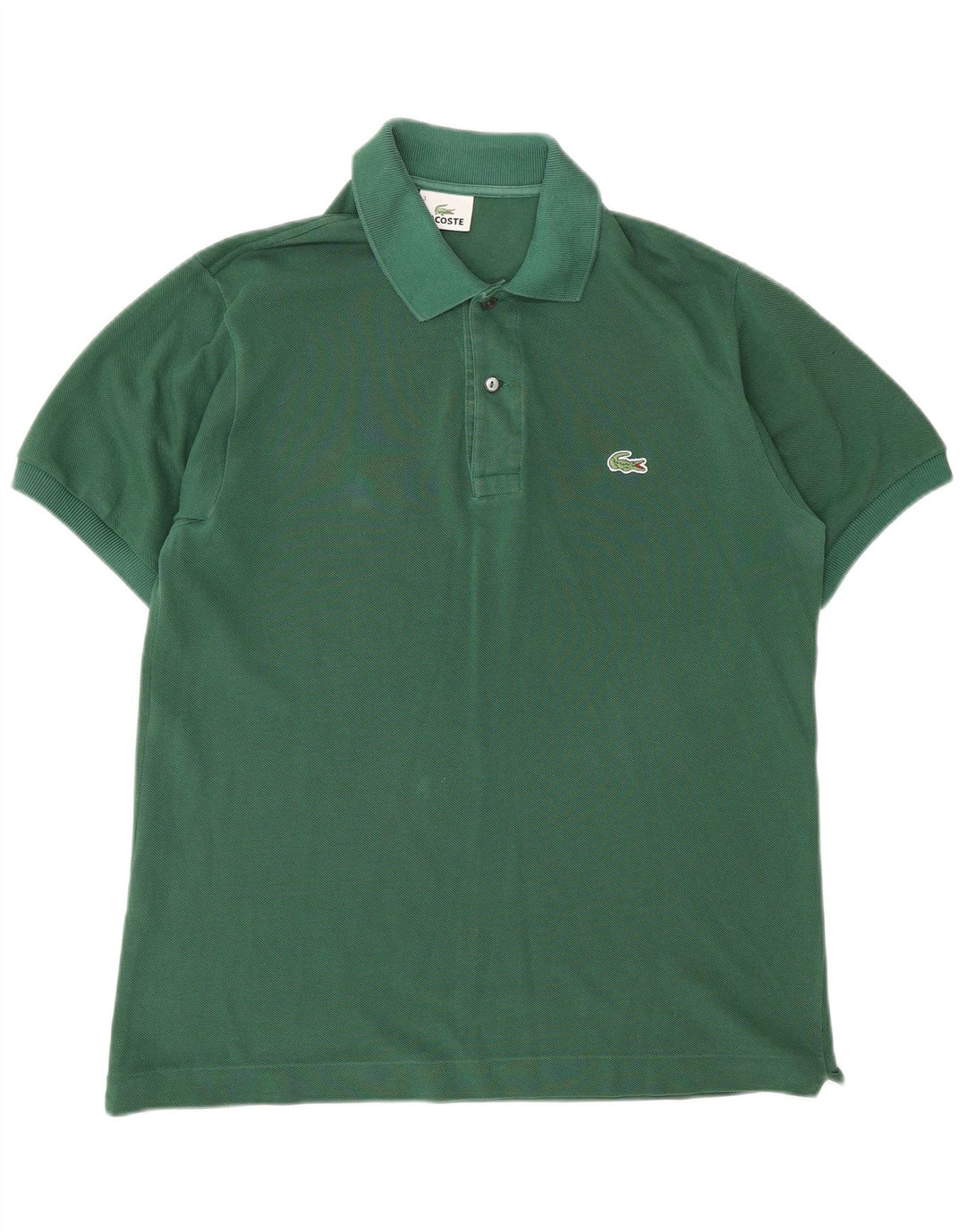 LACOSTE Herren-Poloshirt, Größe 3, klein, grüne Baumwolle