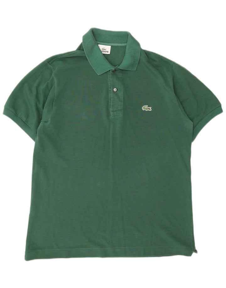 LACOSTE Herren-Poloshirt, Größe 3, klein, grüne Baumwolle