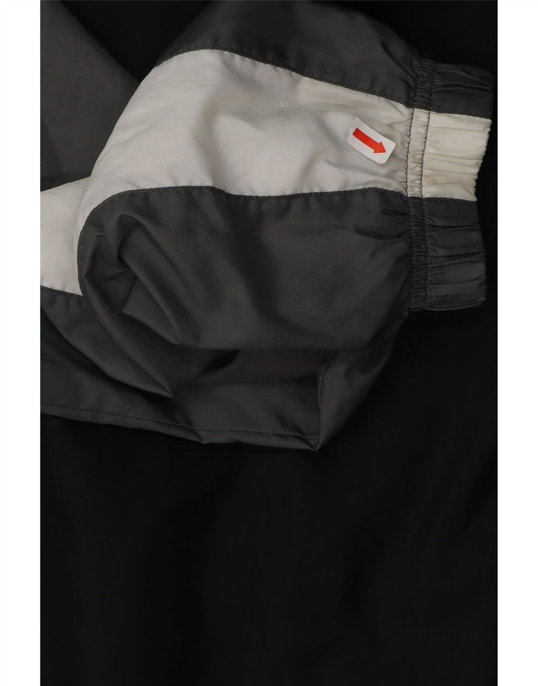 NIKE Herren-Trainingsanzug mit Kapuze, Oberjacke, mittelgraues Farbblock-Polyester