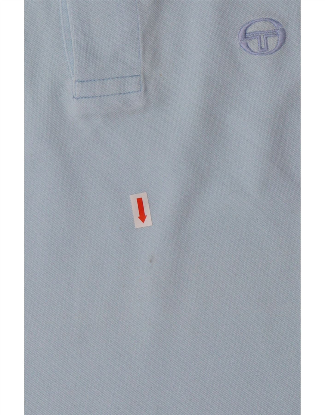 SERGIO TACCHINI Mens Polo Shirt IT 46 Small Blue Cotton