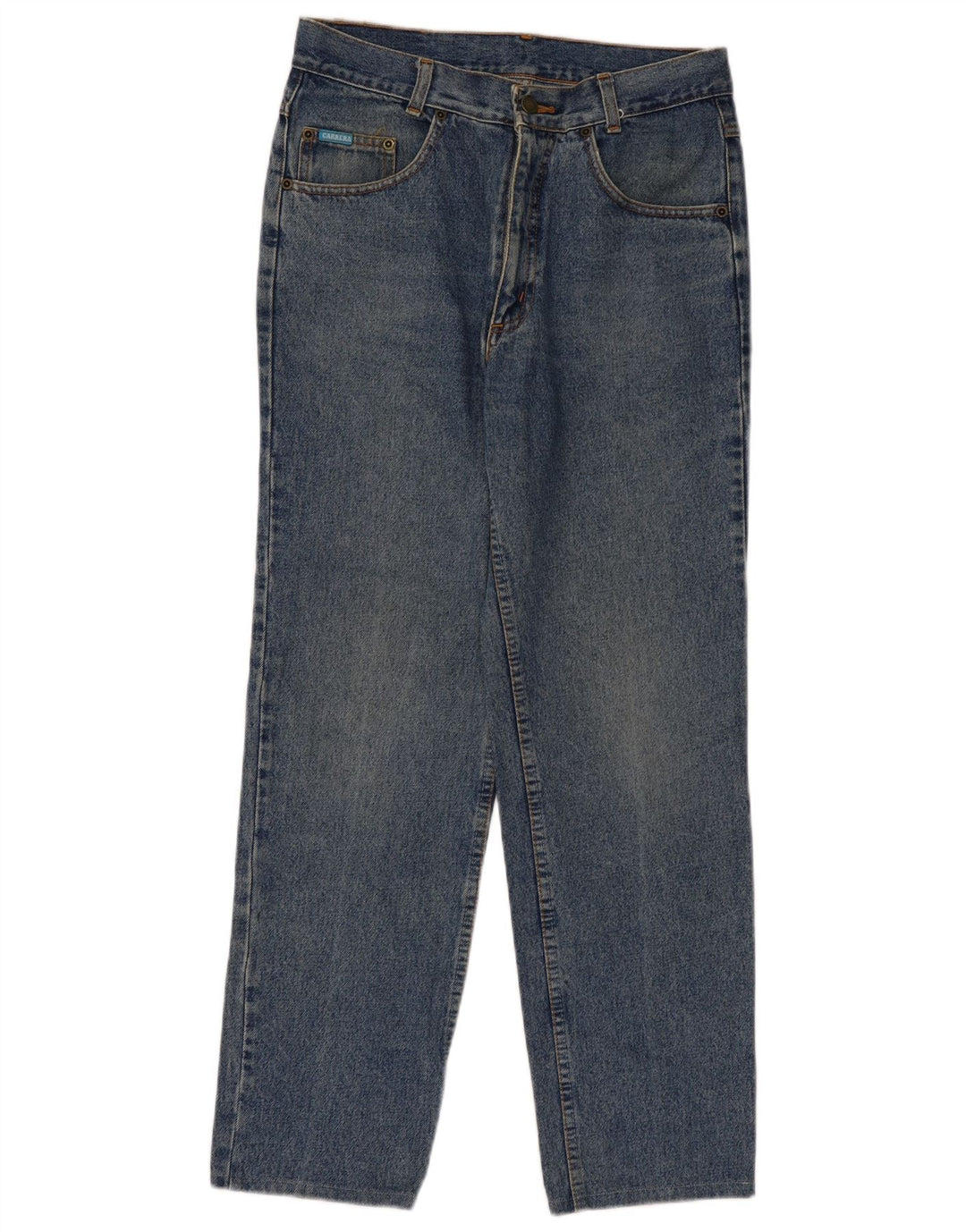Carrera Herren Straight Jeans W32 L30 Blaue Baumwolle
