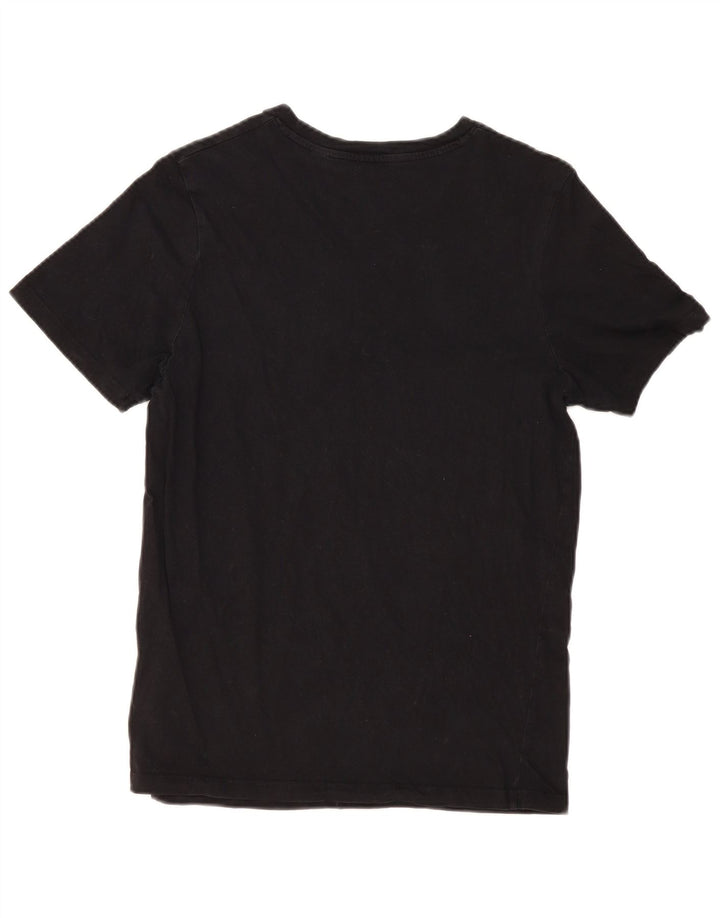 Jack & Jones Herren-T-Shirt mit Grafik, mittelschwarze Baumwolle