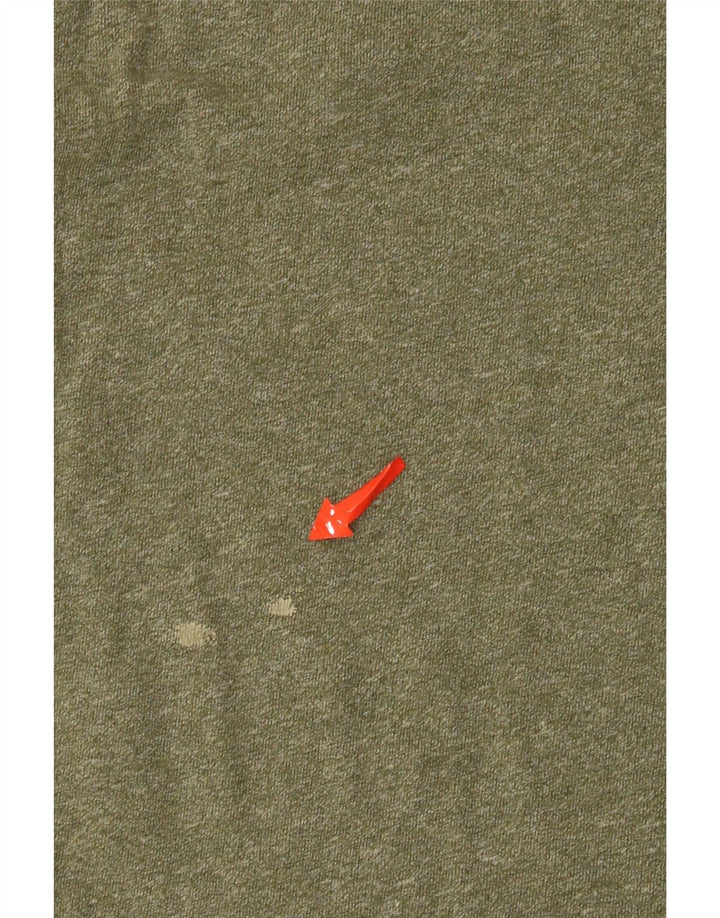 Superdry Herren T-Shirt Top XL Khaki meliert