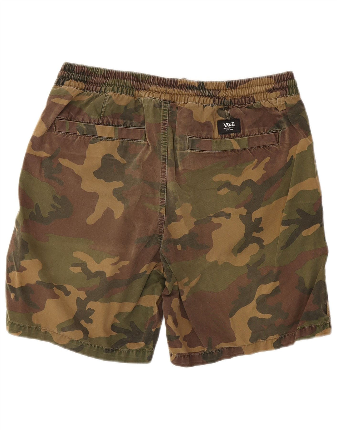 VANS Herren Chinoshorts Medium W30 Khaki Camouflage Baumwolle