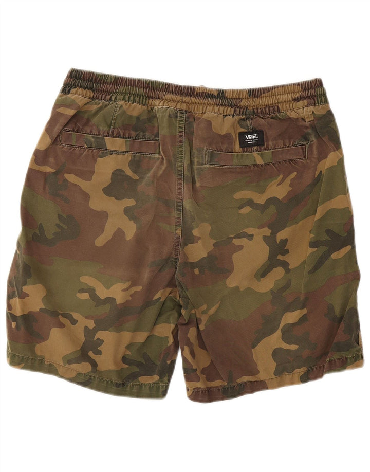 VANS Herren Chinoshorts Medium W30 Khaki Camouflage Baumwolle