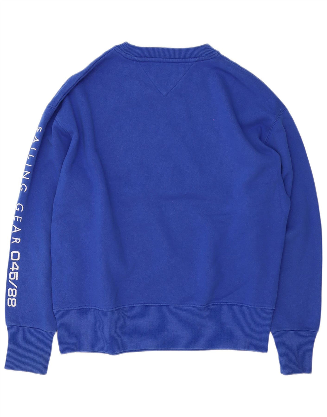Tommy Hilfiger Herren-Sweatshirt mit Grafik, groß, aus blauer Baumwolle