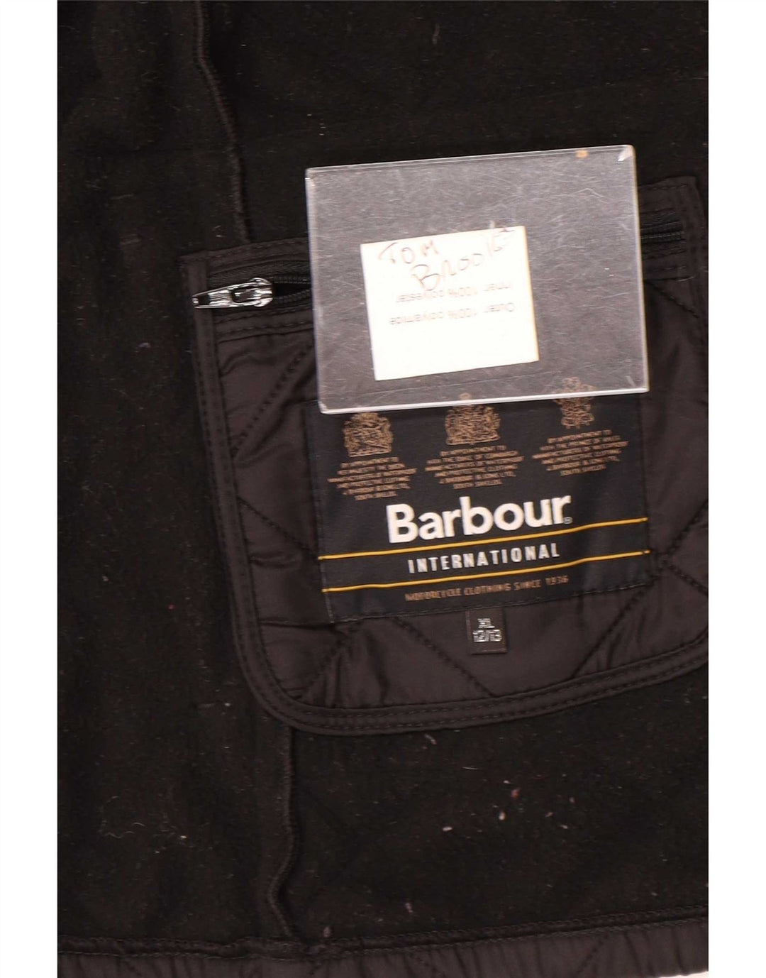 Steppjacke für Jungen von Barbour, 12–13 Jahre, XL, Schwarz, Polyamid
