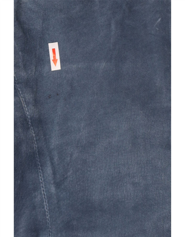 Project Damen Wildlederjacke UK 10 Small Blaues Leder