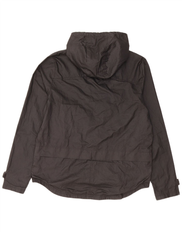 Nike Damen Kapuzen-Regenjacke UK 14 Mittelschwarzes Polyester