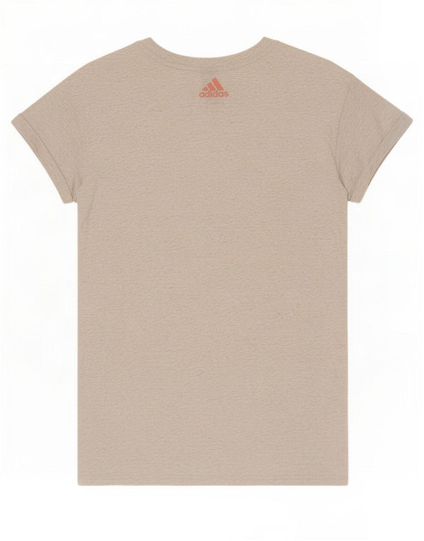 Adidas Damen Graphic T-Shirt Top UK 14 Mittelgrau