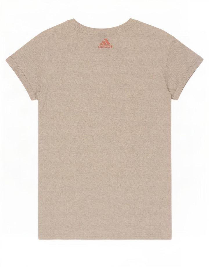 Adidas Damen Graphic T-Shirt Top UK 14 Mittelgrau