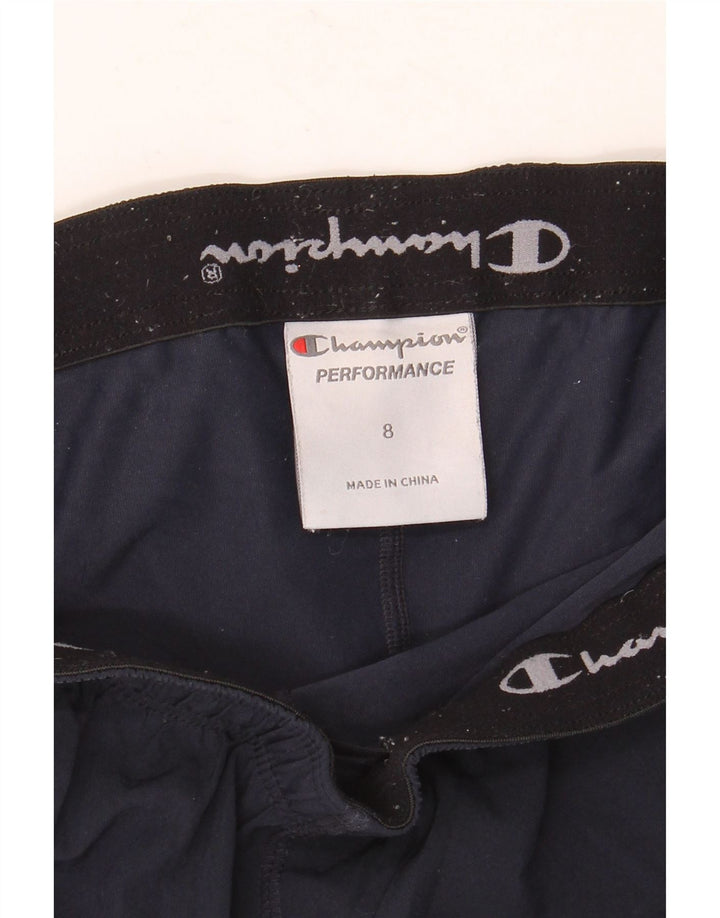 Champion Damen Sportshorts UK 8 Small Marineblau Polyester