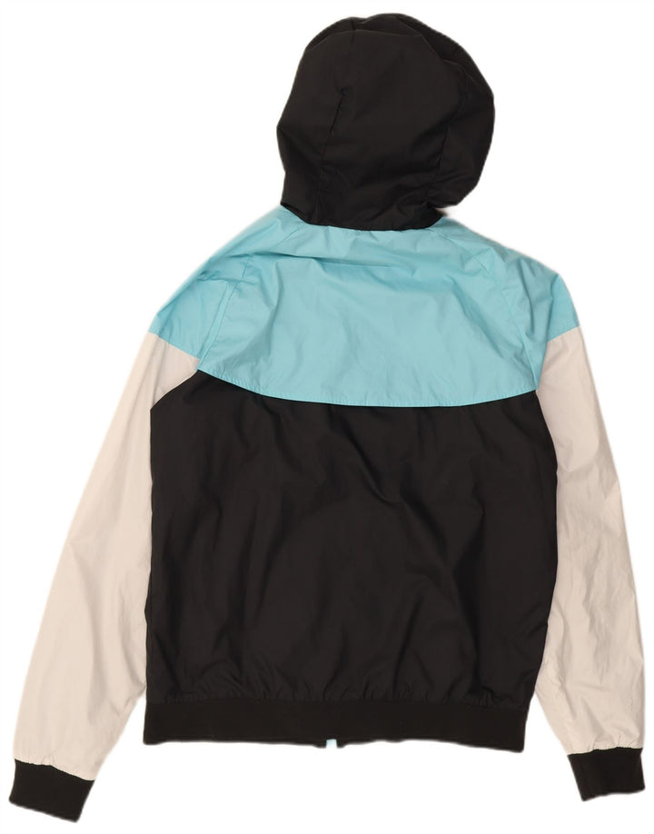 Nike Herren-Bomberjacke mit Kapuze, UK 38, mittelgroß, mehrfarbig, Farbblock