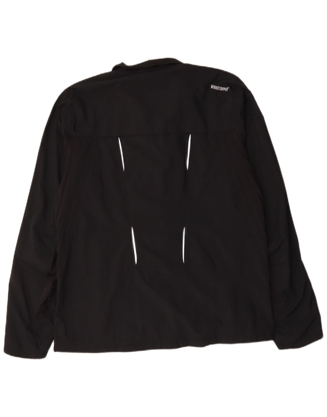 ADIDAS Herren Clima Proof Regenjacke UK 40 Large Schwarz Polyester