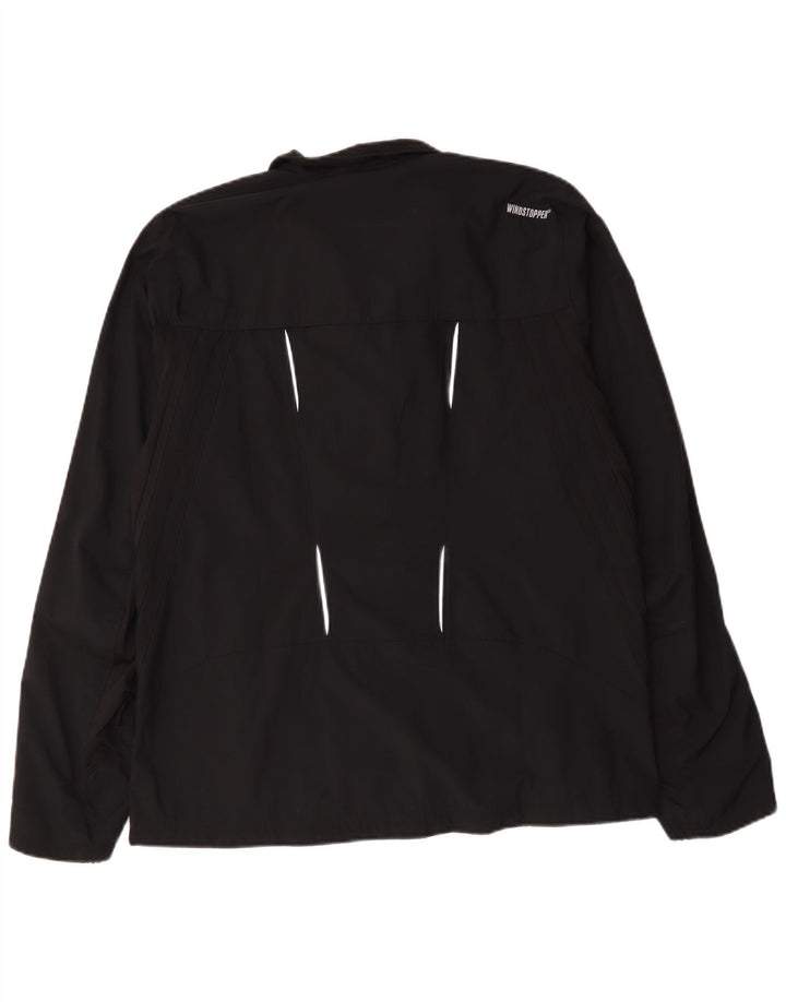 ADIDAS Herren Clima Proof Regenjacke UK 40 Large Schwarz Polyester