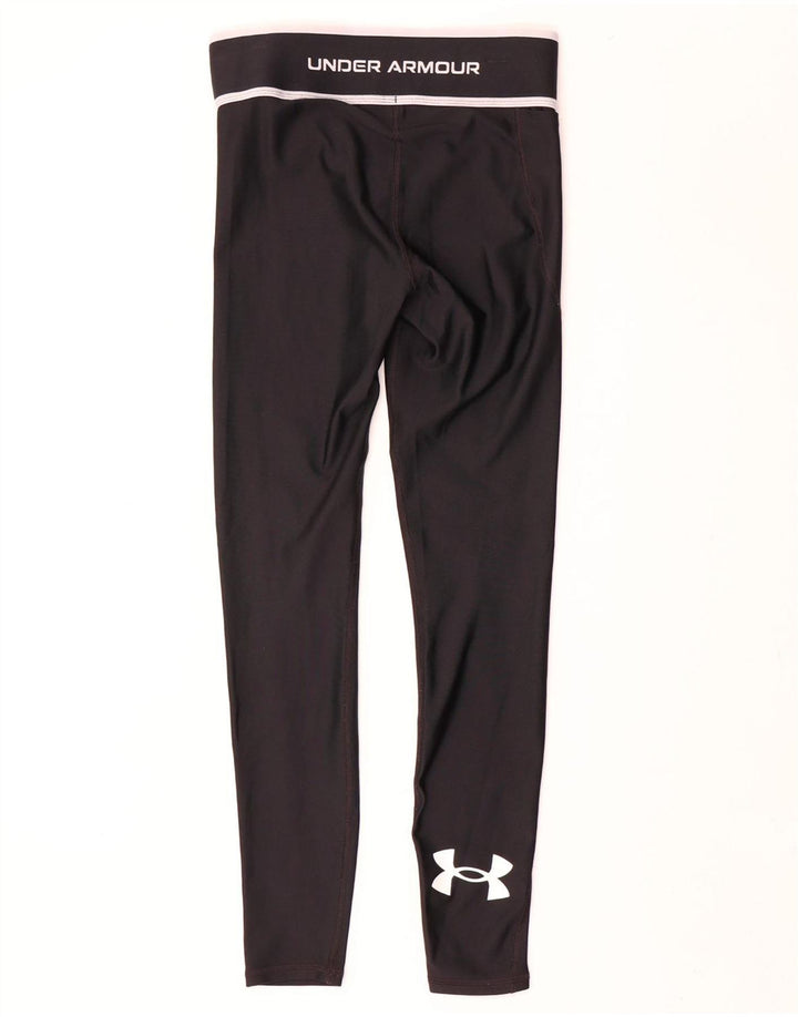 Under Armour Damen Graphic Leggings UK 10 Small Schwarz