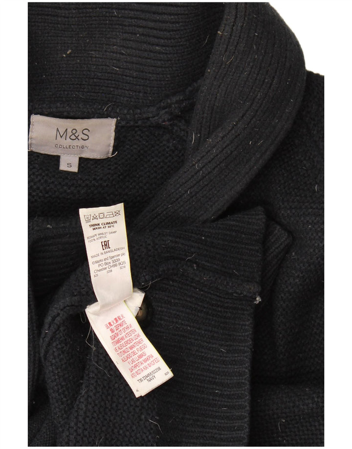 Marks & Spencer Herren-Strickjacke, klein, marineblau, Acryl