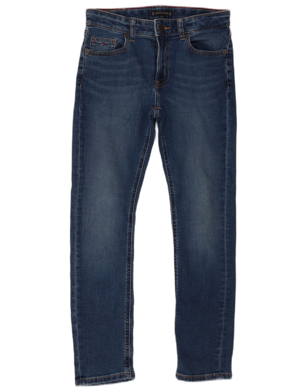 Tommy Hilfiger Slim-Jeans für Jungen, 11–12 Jahre, W28, L26, blaue Baumwolle