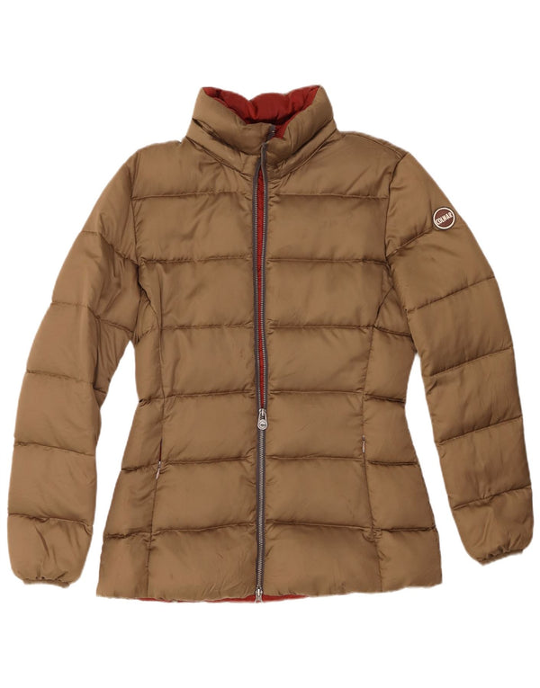 Colmar Womens Oversized Wattierte Jacke IT 44 Mittelbraunes Polyester