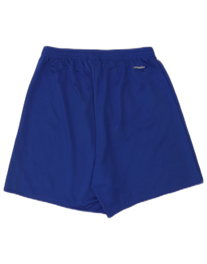ADIDAS Mens Climalite Sport Shorts Small  Blue Polyester