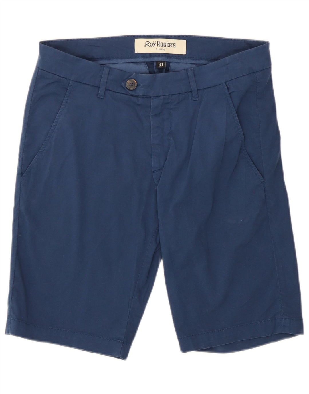 Roy Rogers Damen-Chinoshorts W31, mittelmarineblaue Baumwolle