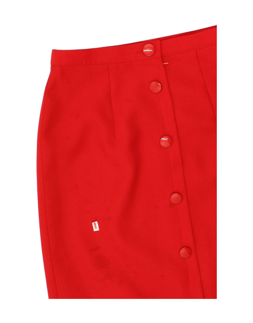 VINTAGE Womens Midi Skirt IT 40 Small W26 Red Vintage Vintage and Second-Hand Vintage from Messina Hembry 