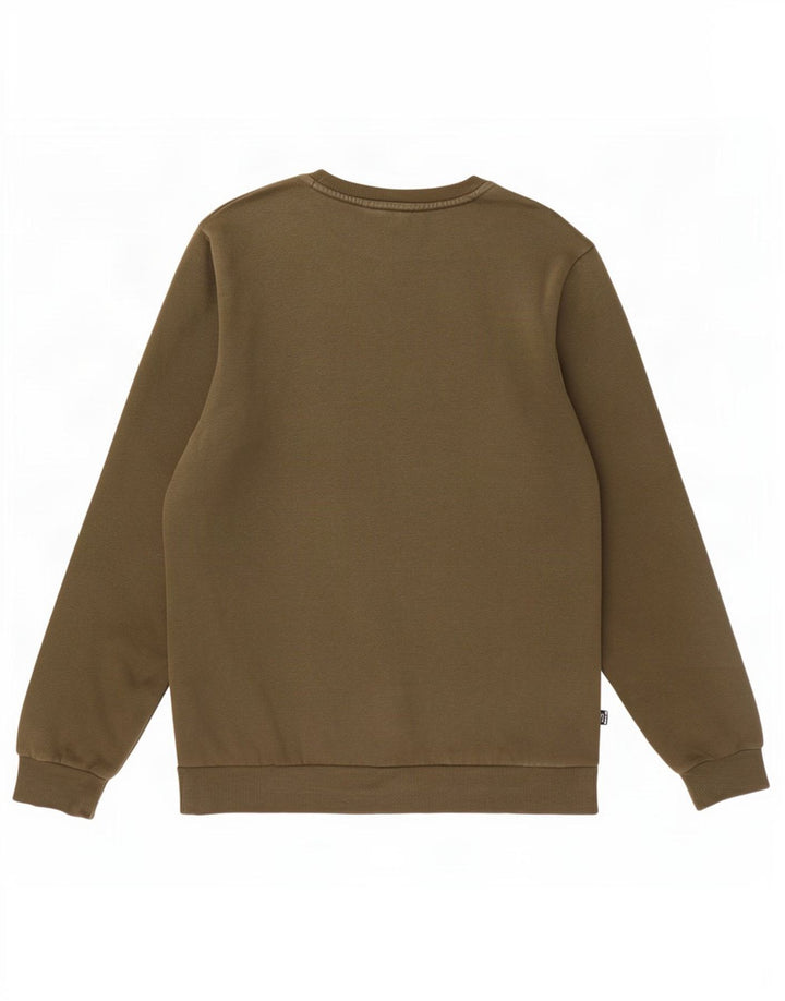Puma Herren Grafik-Sweatshirt-Pullover, mittlere Khaki-Baumwolle