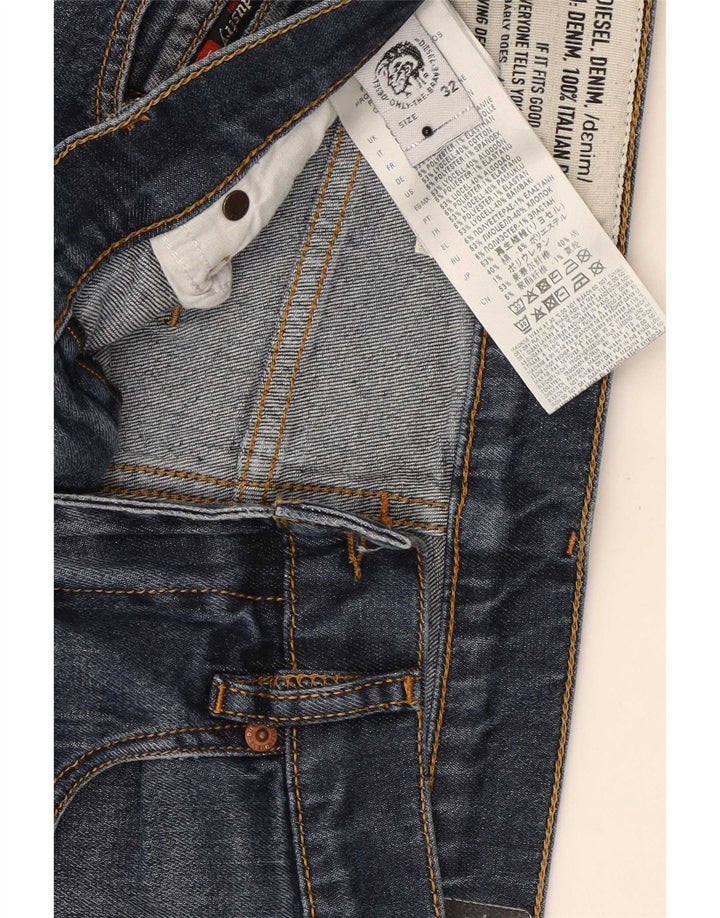 Diesel Herren Slim Jeans W32 L30 Marineblaues Lyocell
