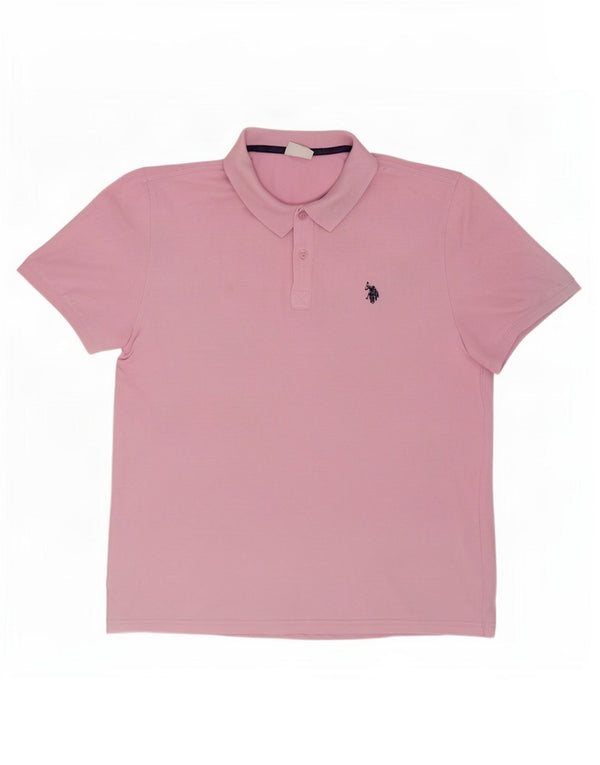 U.S. Polo Assn. Herrenhemd XL aus rosa Baumwolle