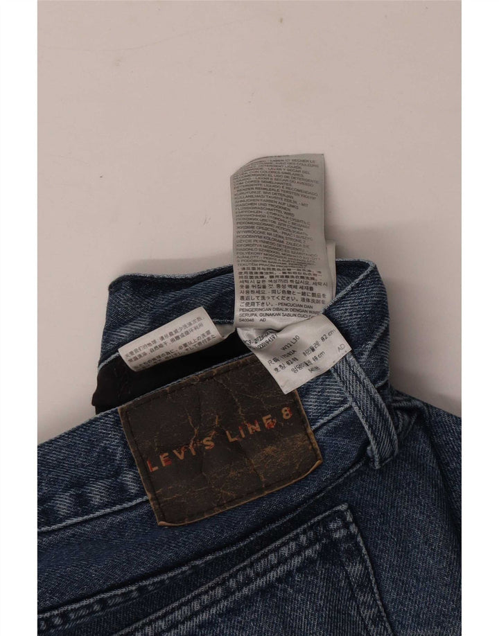 Levi's Herren Line 8 Slim Jeans W32 L30 Blaue Baumwolle