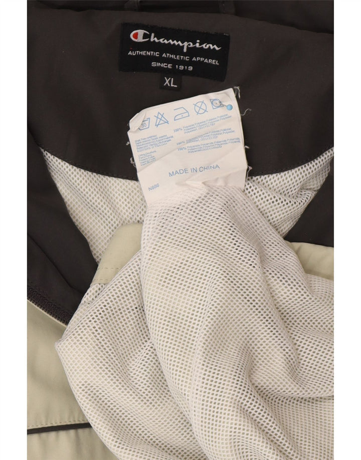 CHAMPION Herren-Trainingsanzug-Top-Jacke XL, grünes Polyester