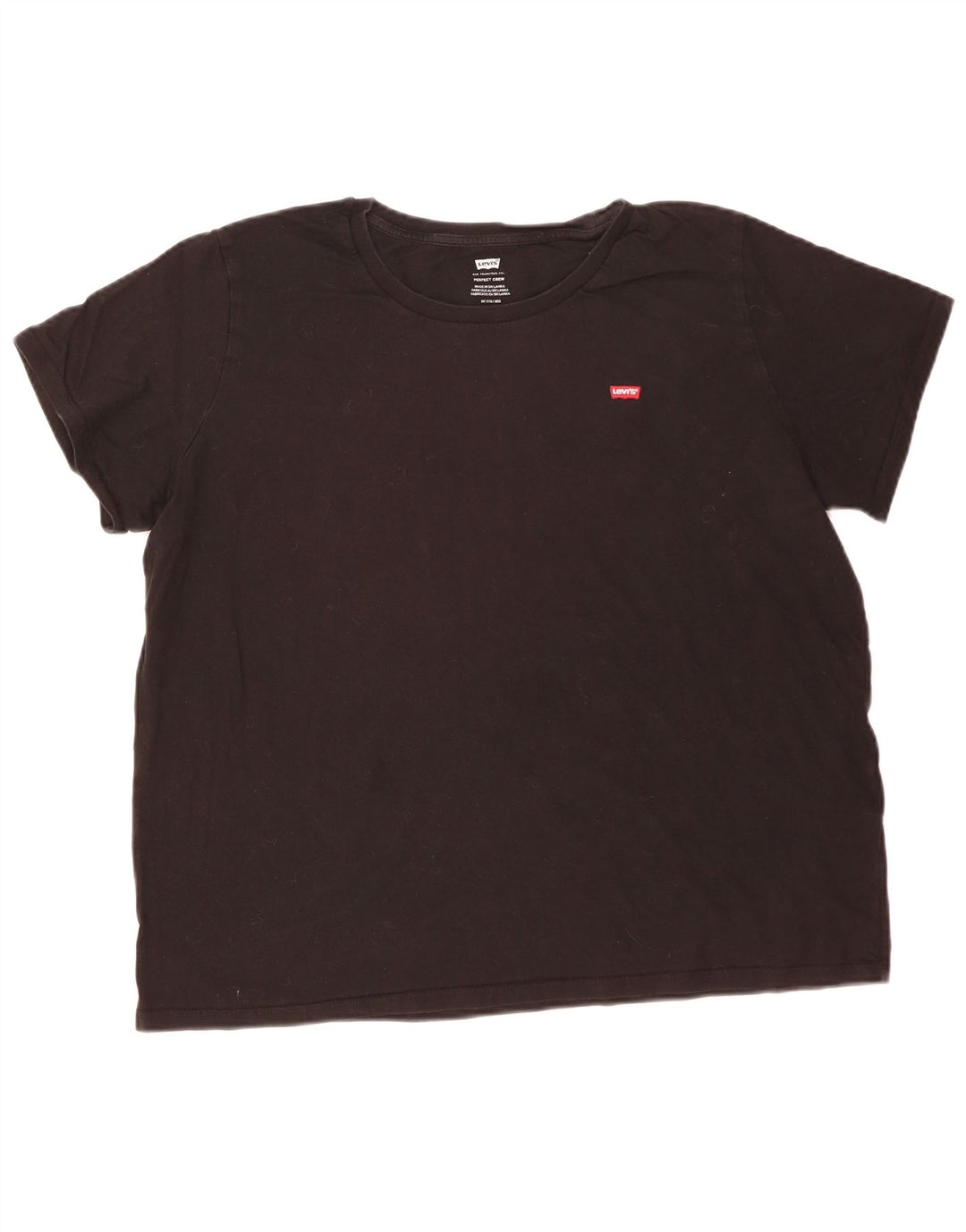 Levi's Herren T-Shirt Top 2XL Schwarz Baumwolle
