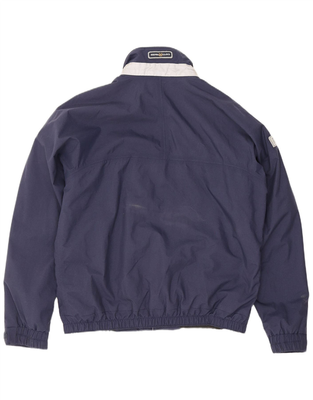 Henri Lloyd Herren-Windbreaker-Jacke UK 38 Mittelmarineblaues Nylon