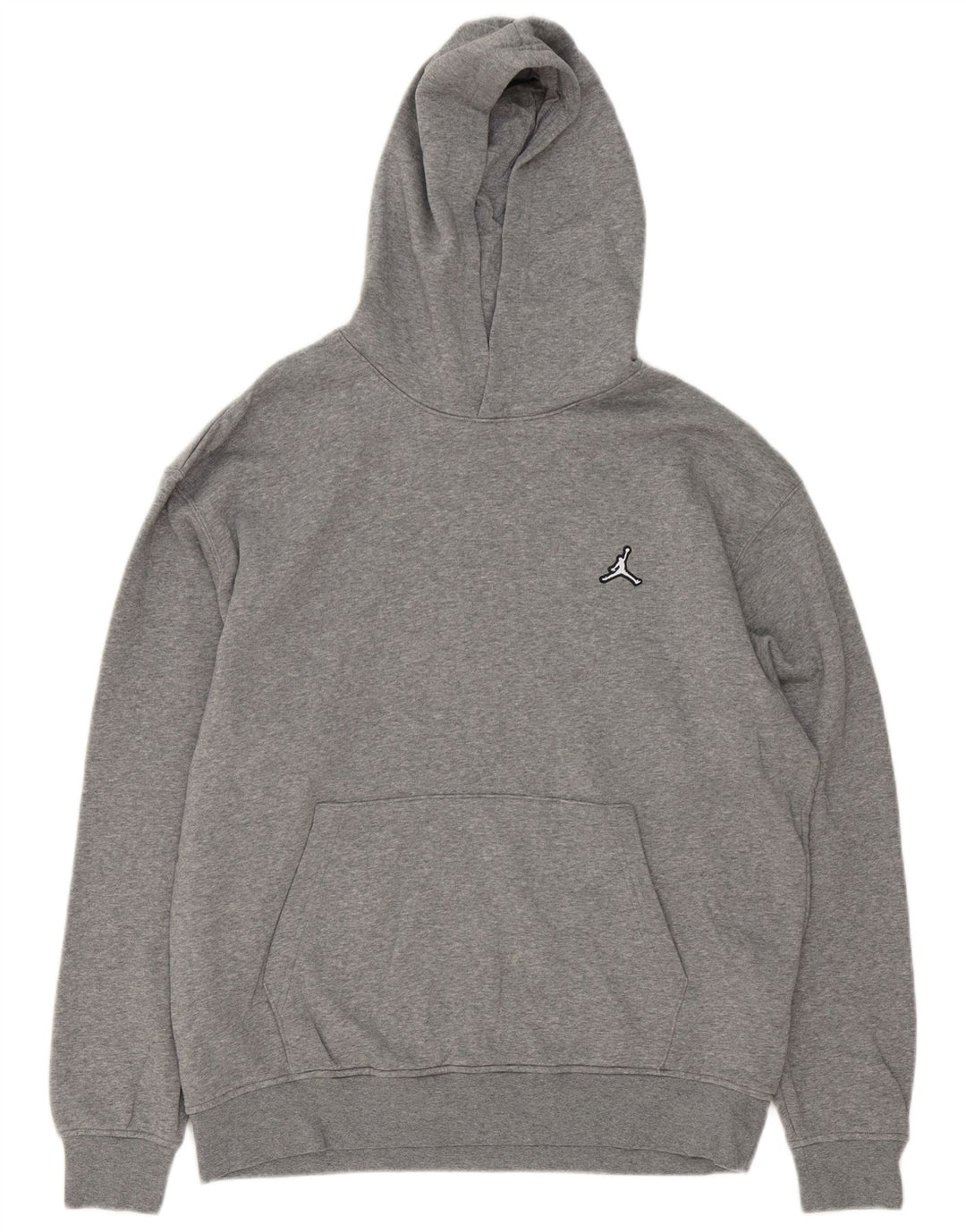 Jordan Herren-Kapuzenpullover, groß, grau gefleckte Baumwolle
