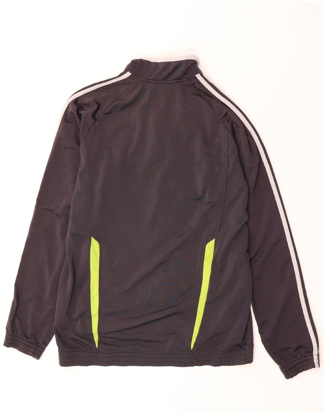 ADIDAS Herren-Trainingsanzug-Oberjacke, Mittelgrau, Farbblock